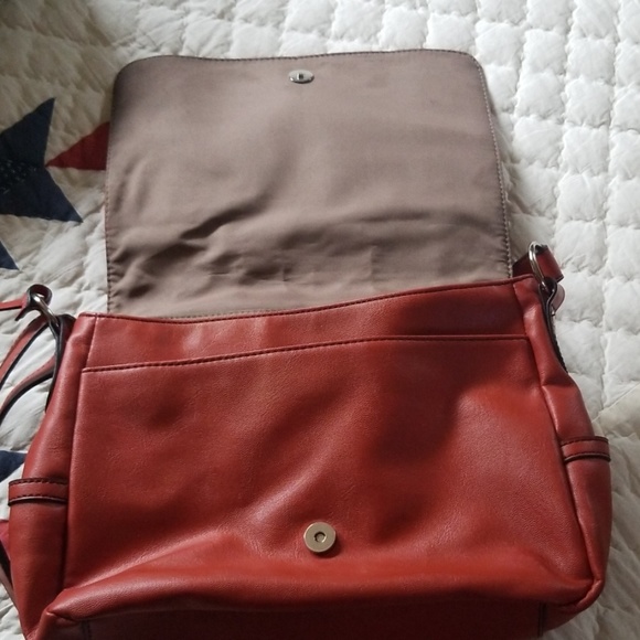 Relic orange faux leather shoulder purse - Picture 2 of 4